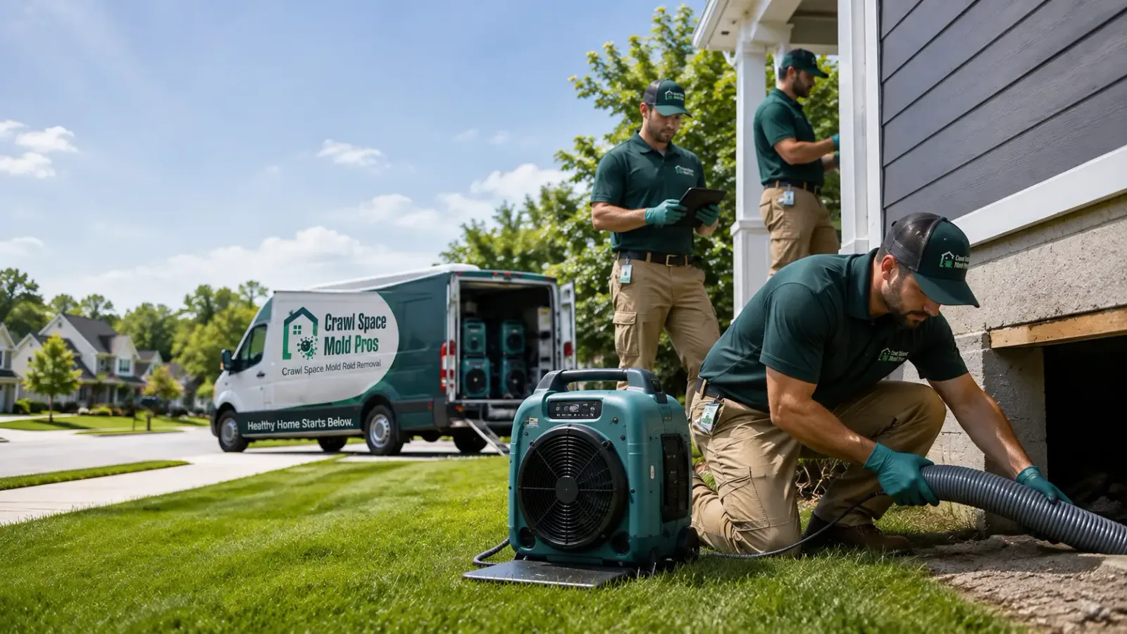 Crawl Space Mold Removal in Monteview, ID